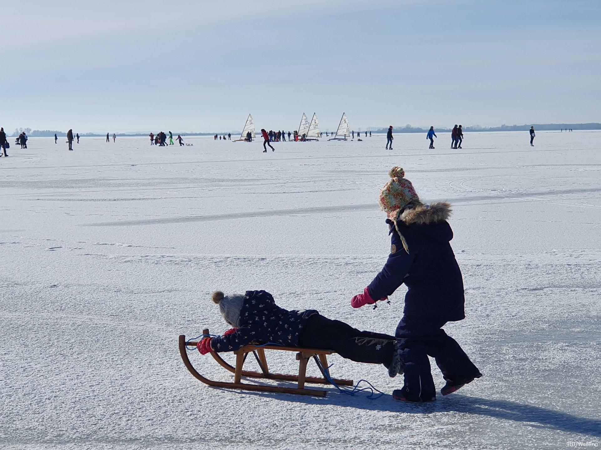 Dümmer im Winter mit Kindern