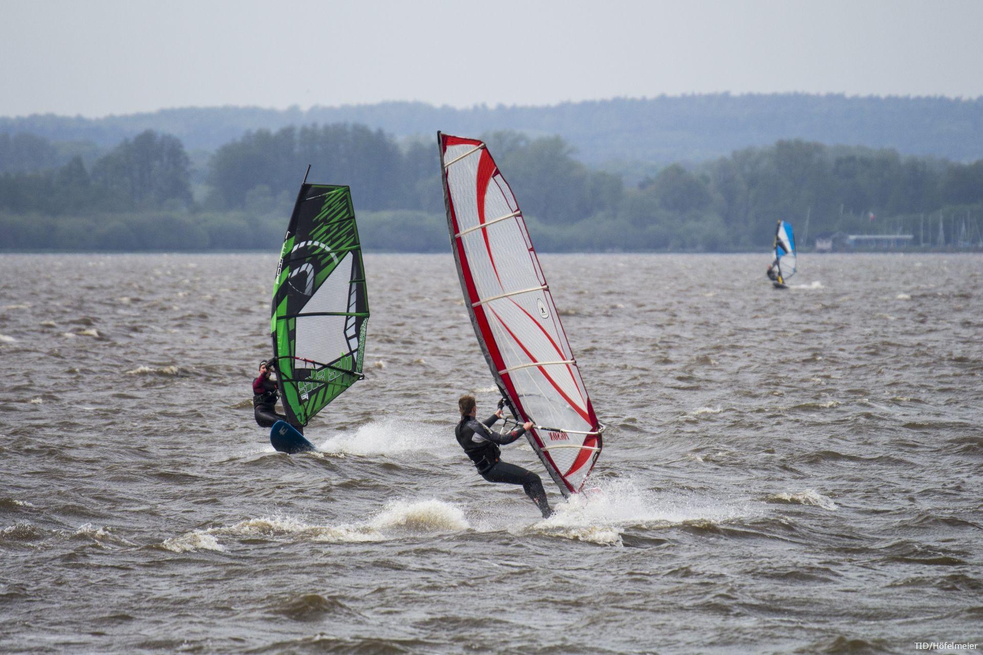 Surfer auf dem Dümmer
